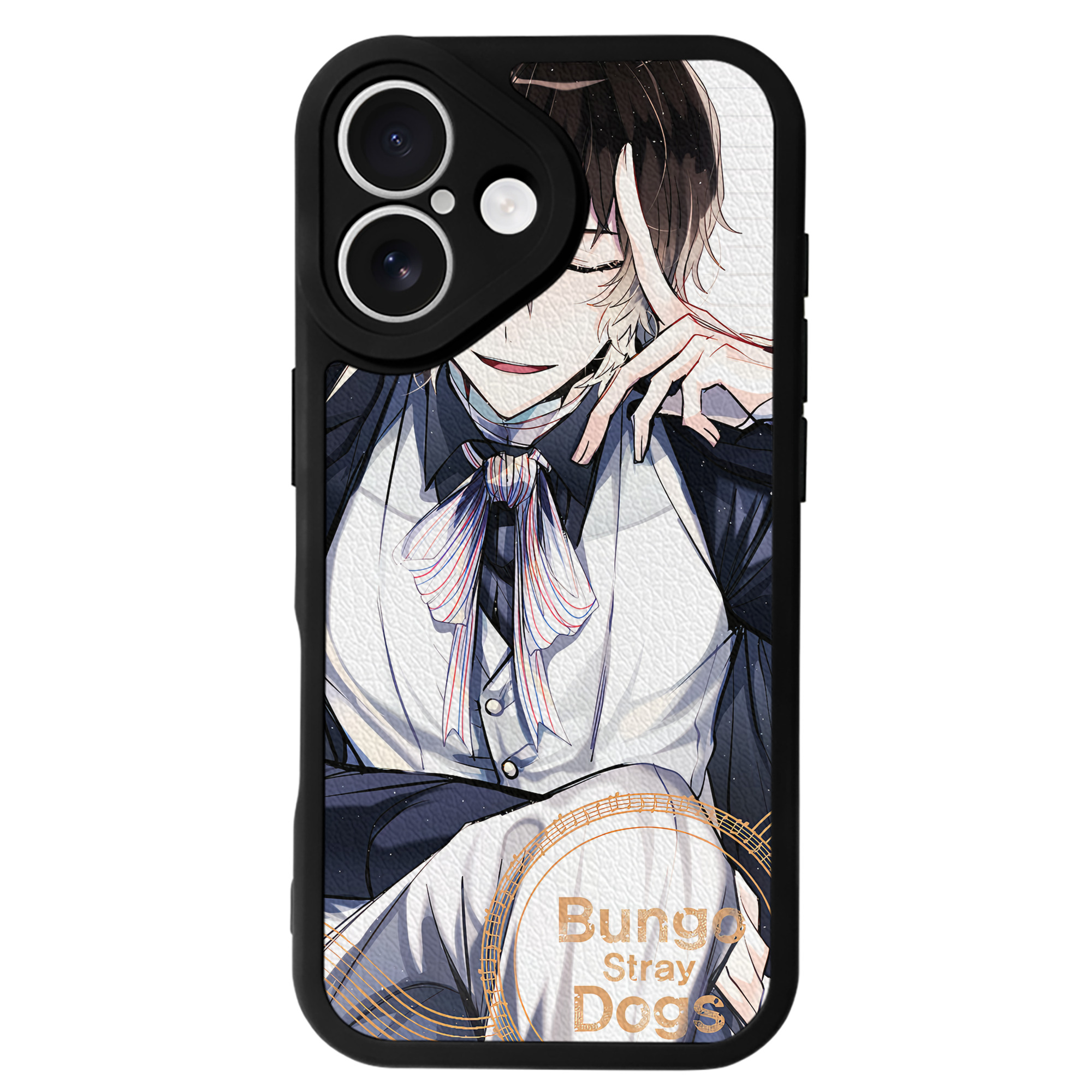 （画像用） 文豪ストレイドッグス Bungo Stray Dogs 【iPhone 16シリーズ対応】シリコンスマホケース（レザー調） 材質：シリコン